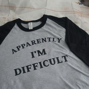 Graphic TShirt‎ .. Unisex XXL .. 3/4 sleeve .. Baseball Jersey